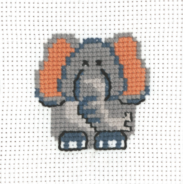 Broderisett MFK Elefant 8 x 8 cm