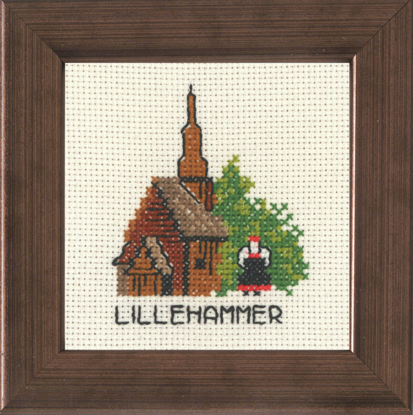 Broderisett Lillehammer 10 x 10 cm R5370