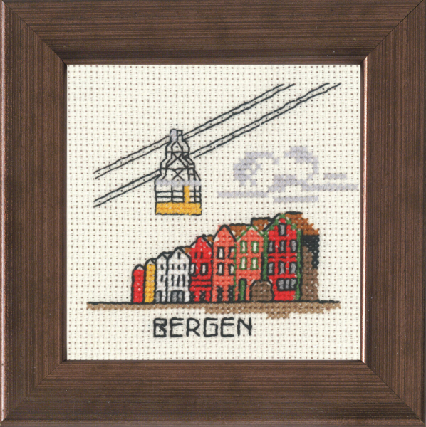 Broderisett Bergen 10 x 10 cm R5370