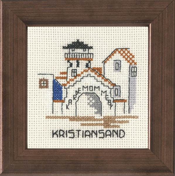 Broderisett Kristiansand 10 x 10 cm R5370