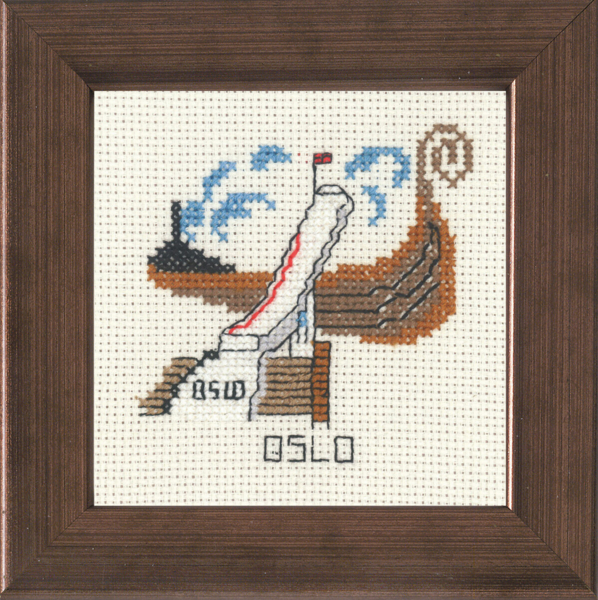 Broderisett Oslo 10 x 10 cm R5370