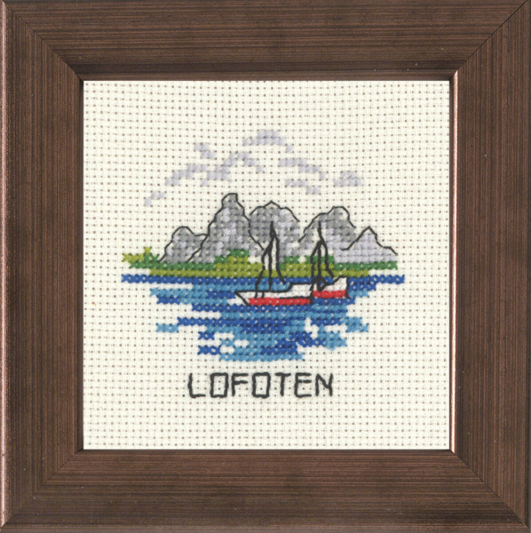 Broderisett Lofoten 10 x 10 cm R5370