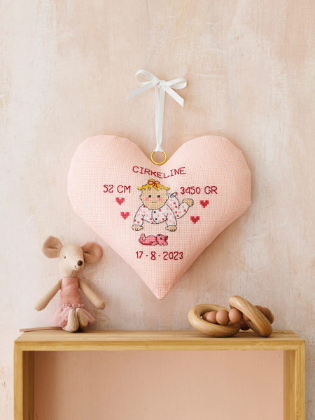 Broderisett Cirkeline 21 x 20 cm