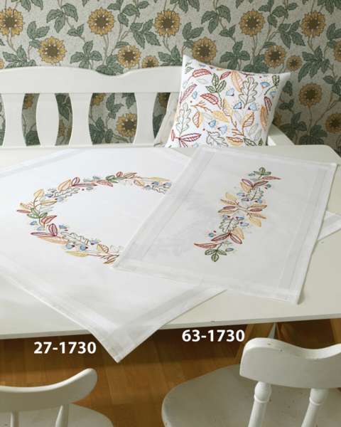 Broderikit Høst 80 x 80 cm