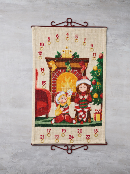 Broderisett Barn v/peis 5135/40 40 x 62 cm