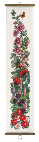 Broderisett Blomster/sommerfugl 20 x 92 5159/20