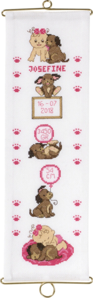 Broderisett Josefine m/5188/14 14 x 44 cm