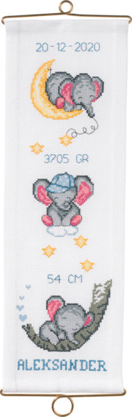 Broderisett Dåp Aleksander m/5188/14 14 x 44