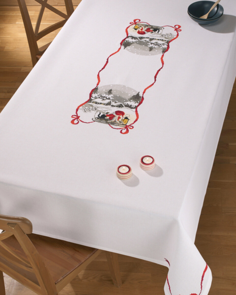 Broderisett Tomtenatt 140 x 230 cm