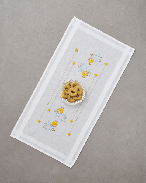 Broderisett Engler 40x80 cm