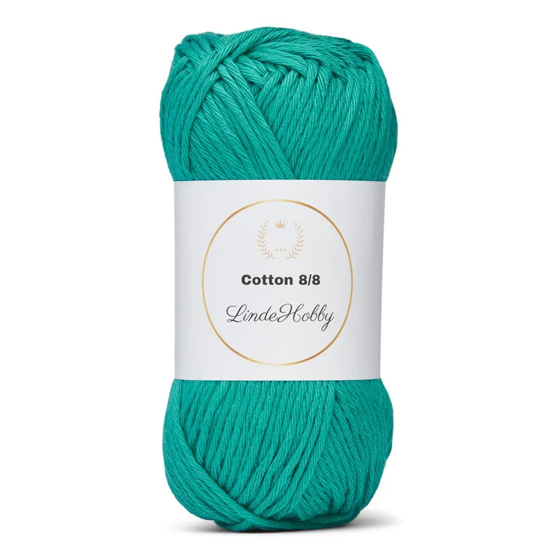 LindeHobby Cotton 8/8 – Autumn Glow, 10 nøster 059 Smeraldo