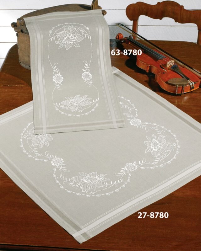 Broderisett Elegant 40 x 80 cm