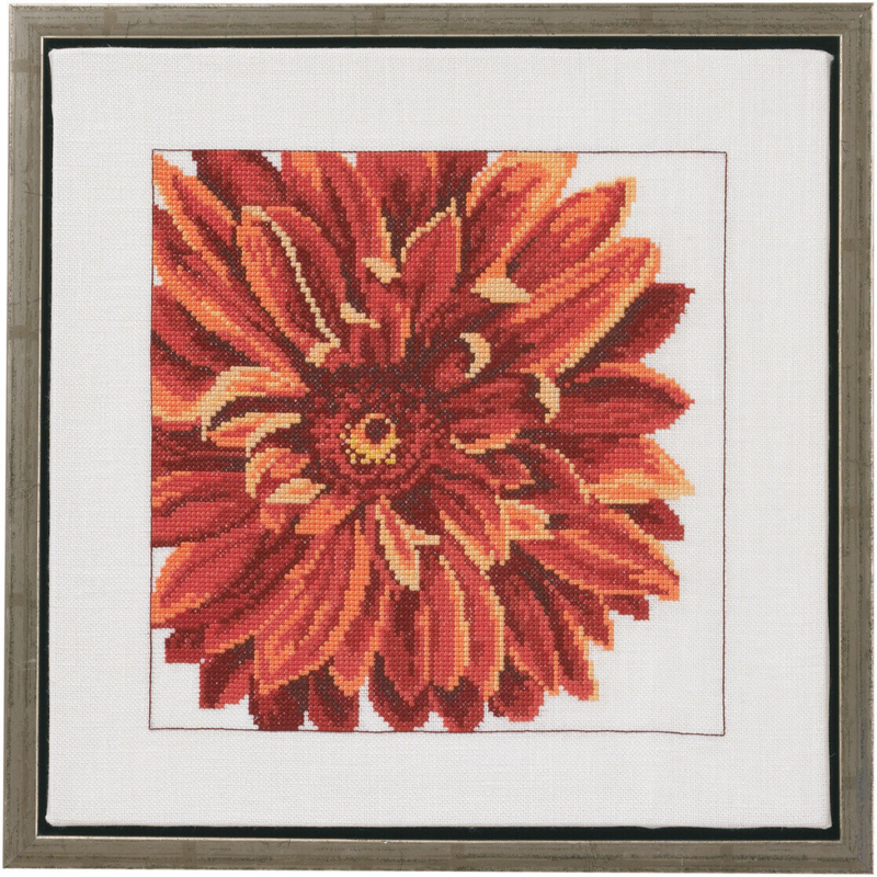 Broderisett Dahlia 30 x 30 cm