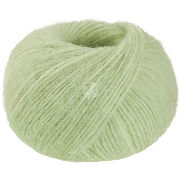 Lana Grossa Nebbia 09 Hvitgrønn