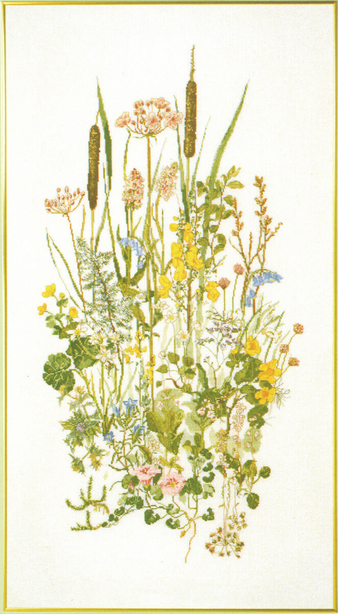 Broderisett Vannplanter II 60 x 110 cm