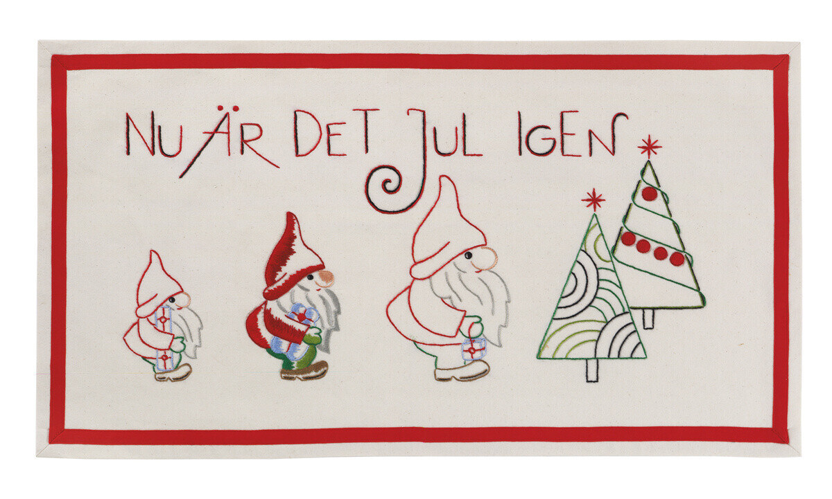 Broderisett Nå er det jul igjen... 69 x 37 cm