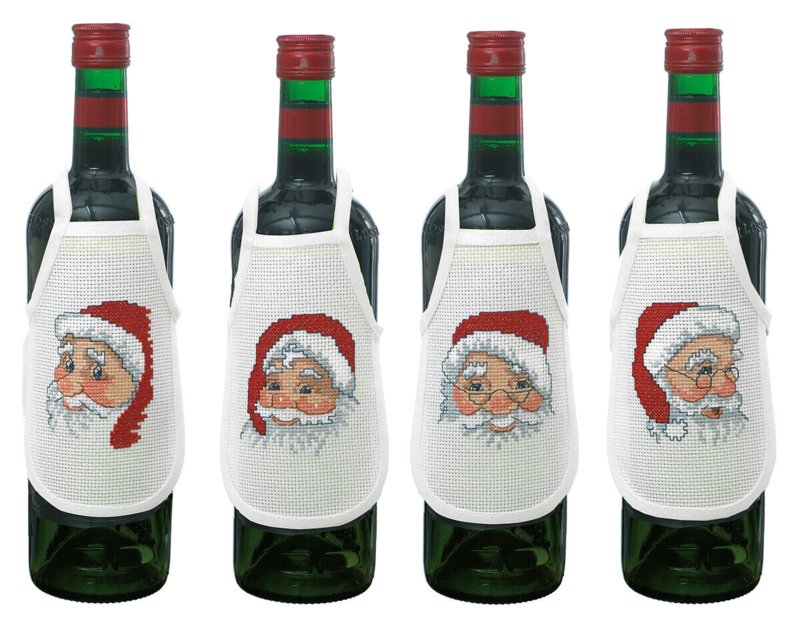 Broderikit 4 nissehoder 10 x 15 cm