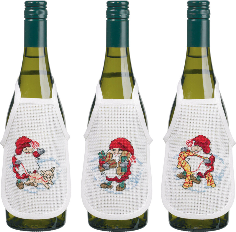 Broderisett Nisse samling 3 stk