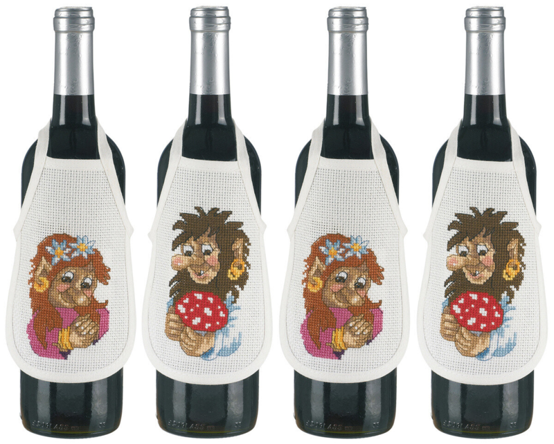 Broderisett Trollehoder 2 Pk 0330B x 2 stk