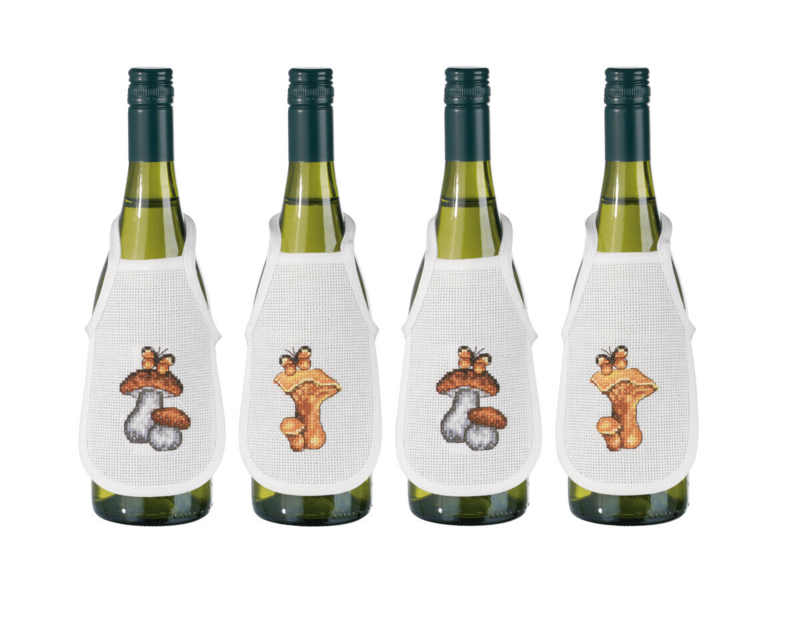 Broderisett Sopp 0330B x 4 10 x 15 cm