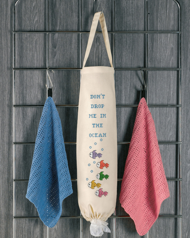 Broderisett Pose til poser fisk 19 x 50 cm