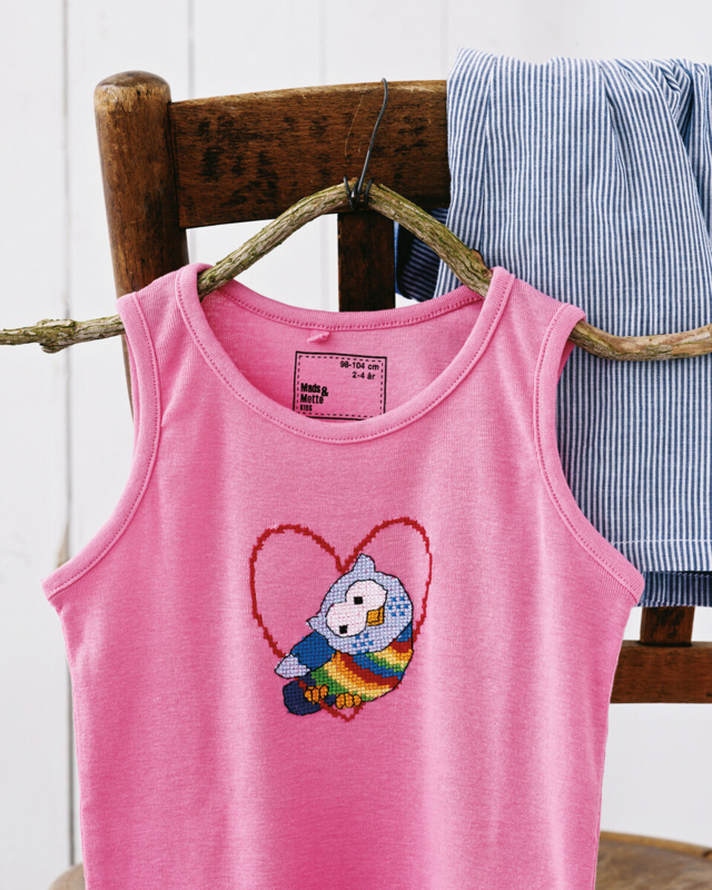 Broderisett Ugler 10 x 10 cm