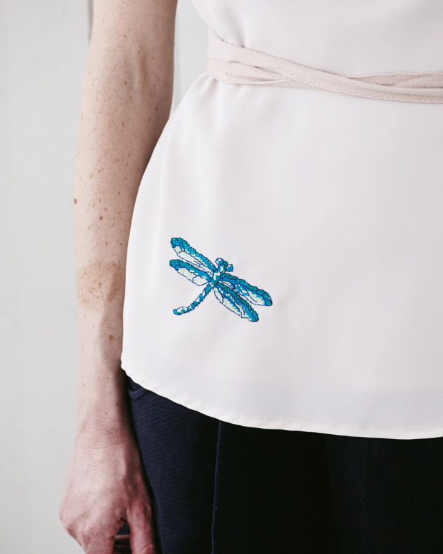 Broderisett Gulløye 7 x 9 cm