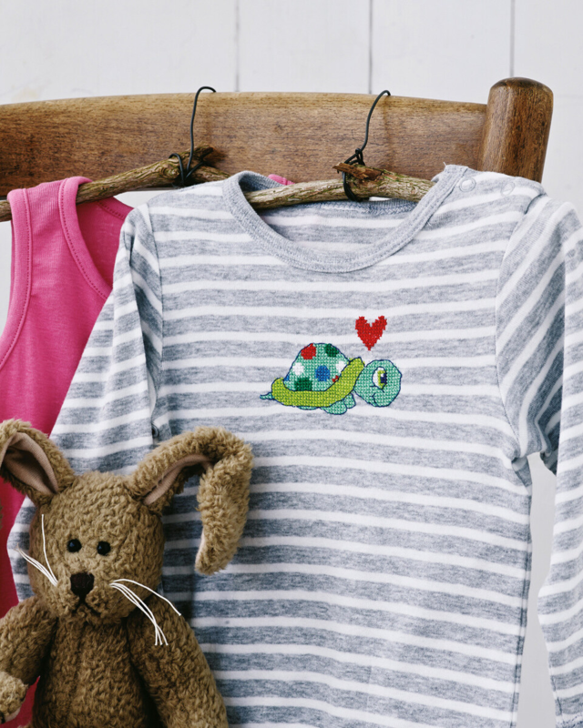 Broderisett Skilpadde 7 x 9 cm