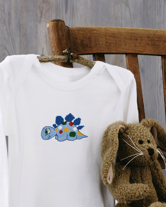 Broderisett Dino 7 x 9 cm