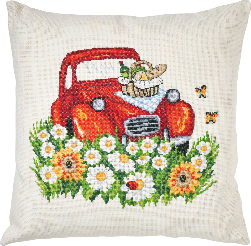 Broderisett 2 CV 38 x 38 cm