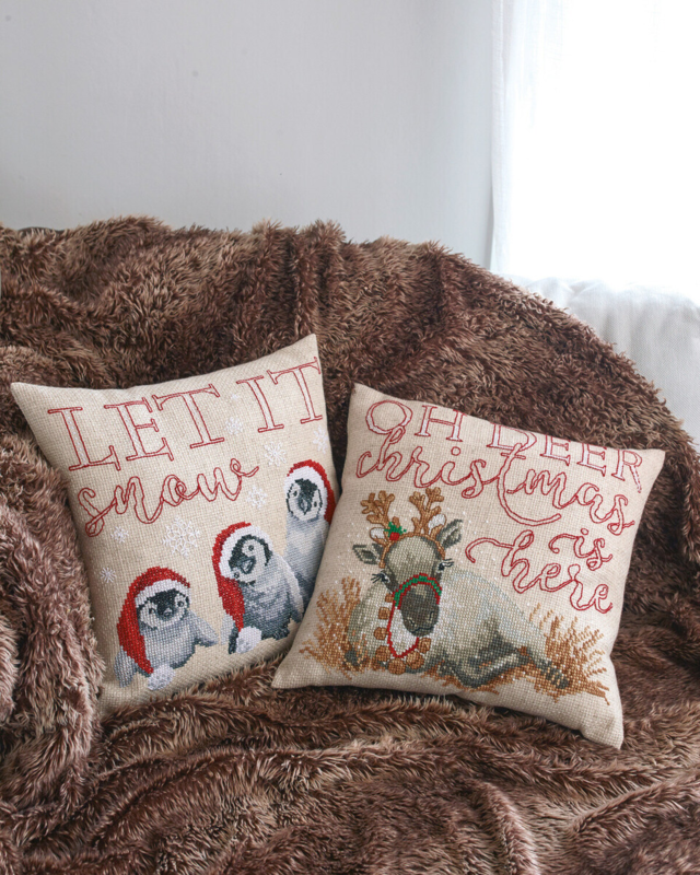 Broderisett OH DEER 40 x 40 cm