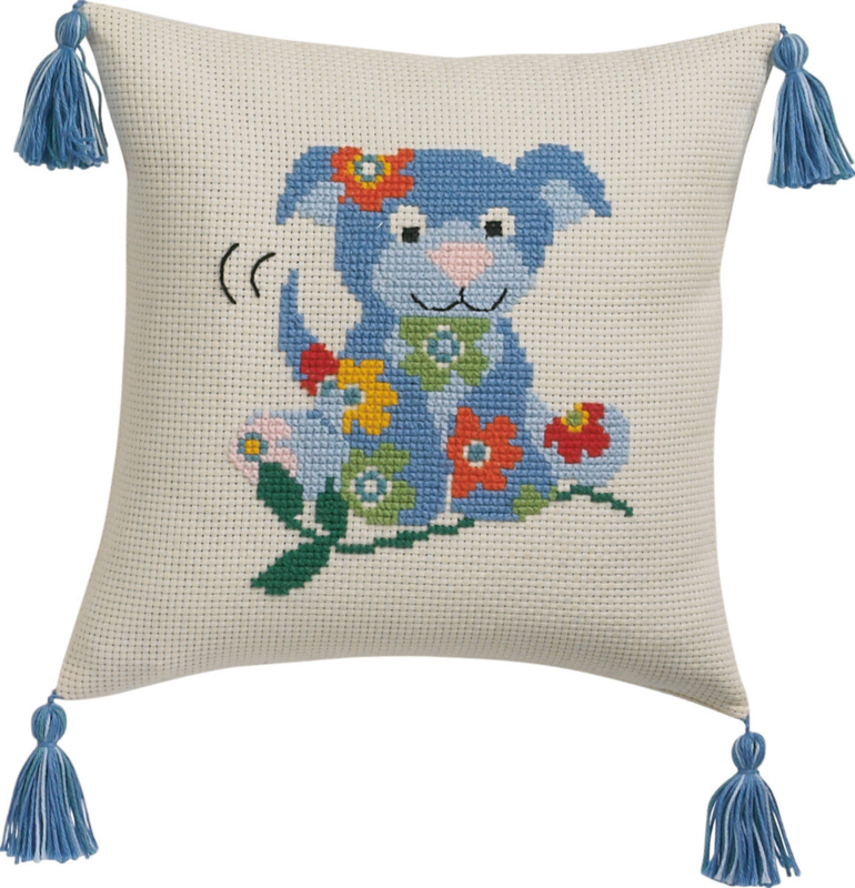 Broderisett Hund 30 x 30 cm