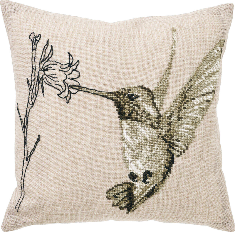 Broderisett Kolibri 40 x 40 cm