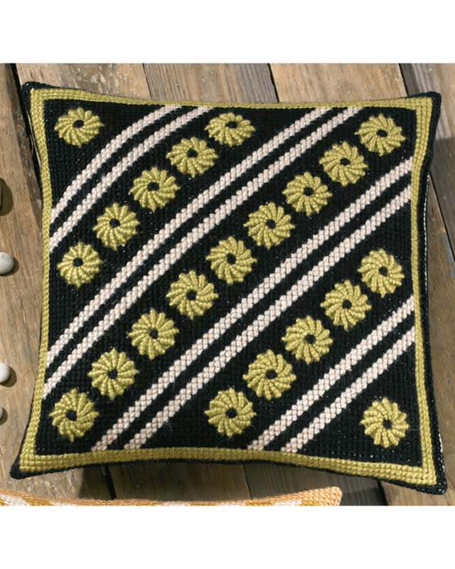 Broderisett Pute inkl. m. 32x32 cm