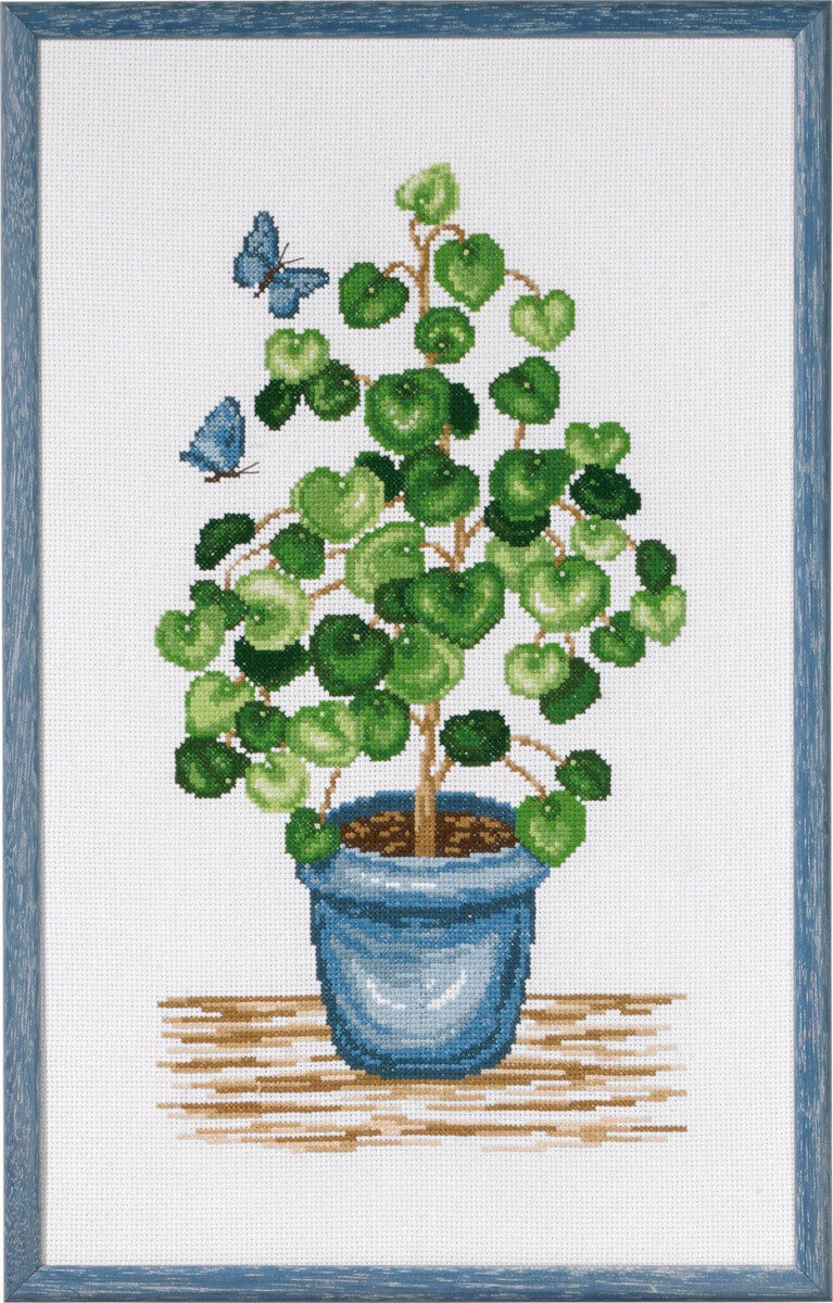 Broderisett Pilea R5655 27 x 44 cm
