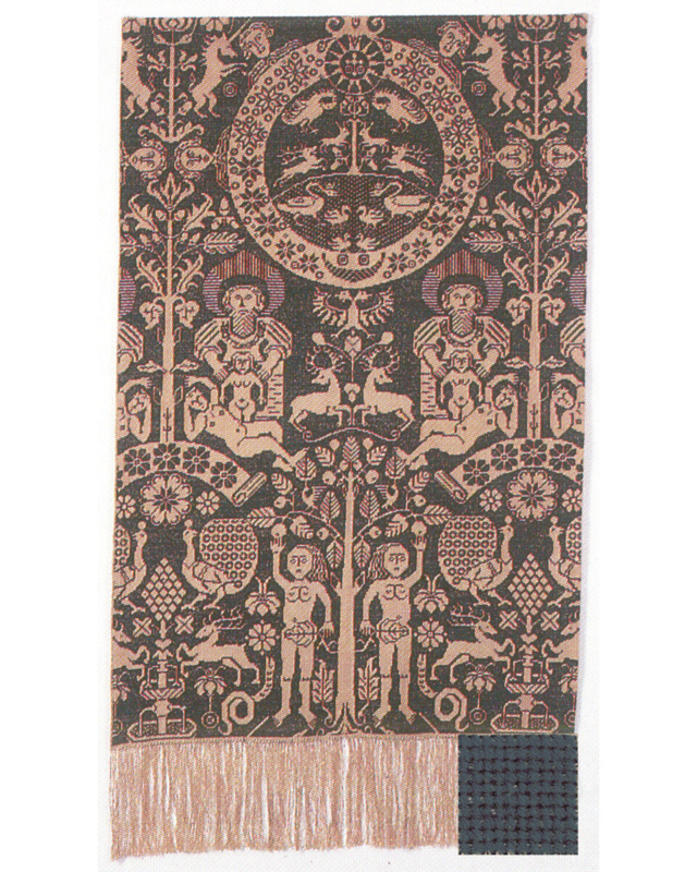 Broderisett Beidewand blå 82 x 146 cm