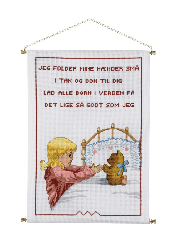 Broderisett Aftenbønn P R 5205/28 28 x 40 cm