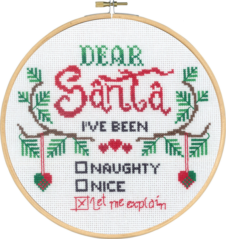 Broderisett Dear Santa m/5810/20 20 Ø
