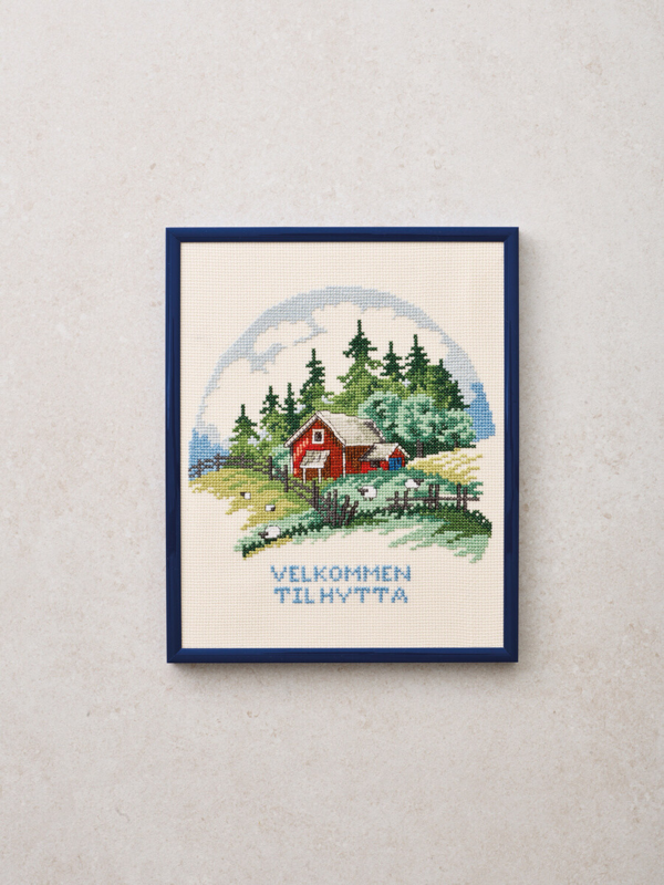 Broderisett Hytte R5791 20 x 25 cm