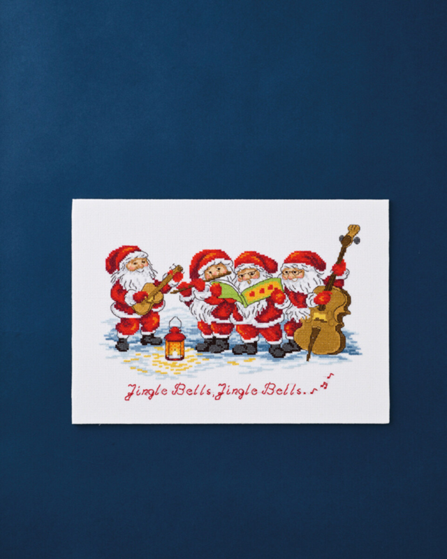 Broderisett Nisseorkestret 34 x 24 cm