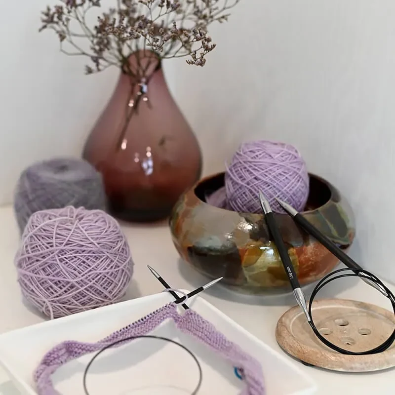 KnitPro Karbonz FAST Rundpinner, 100 cm