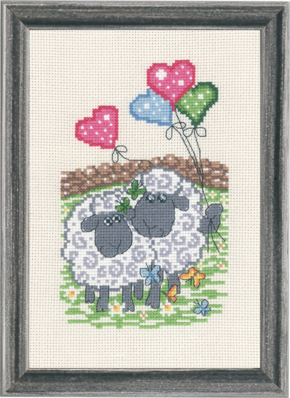 Broderisett Sau Celebration 15 x 22 cm