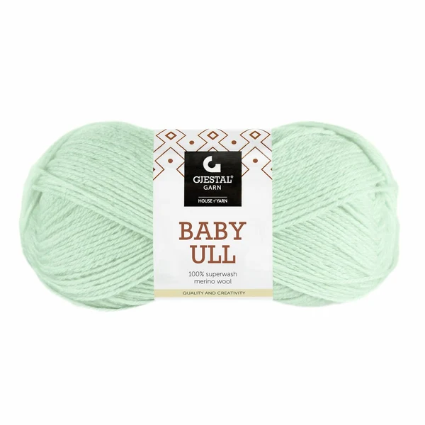 Gjestal Baby Ull 8537 Mintgrønn