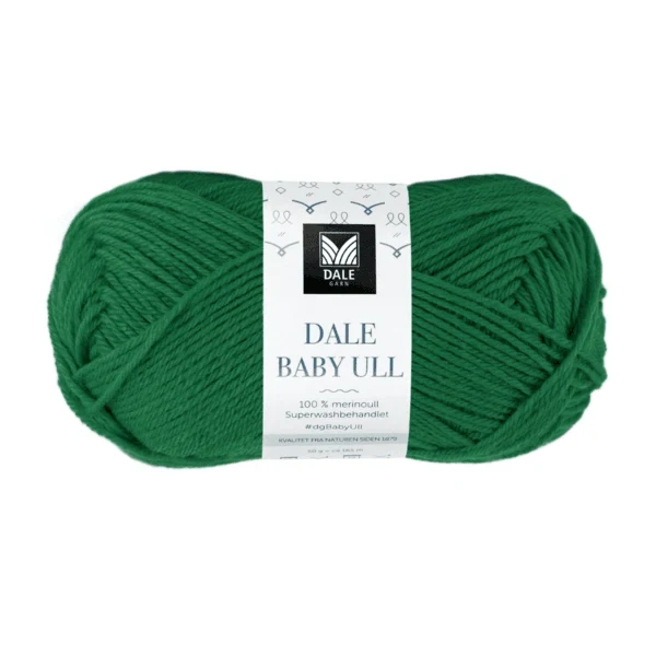 Gjestal Baby Ull 8542 Flaskgrønn
