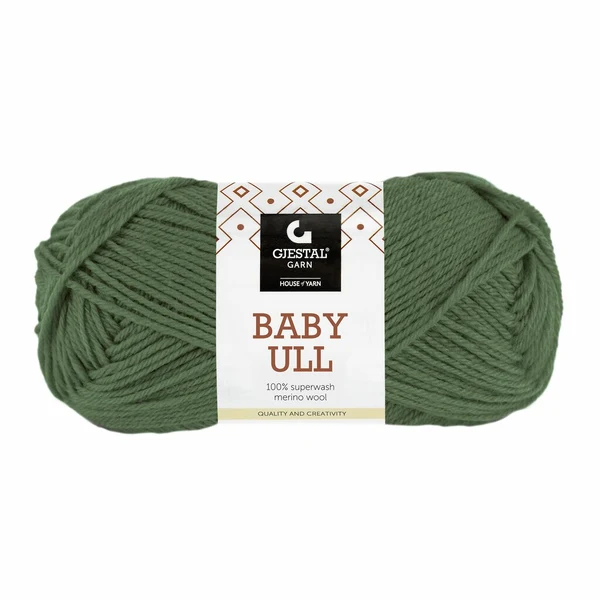Gjestal Baby Ull 8563 Armygrønn