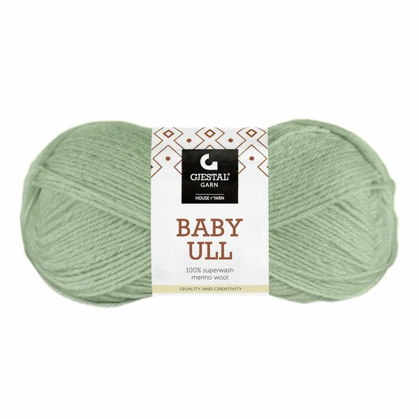 Gjestal Baby Ull 8520 Dus jade green