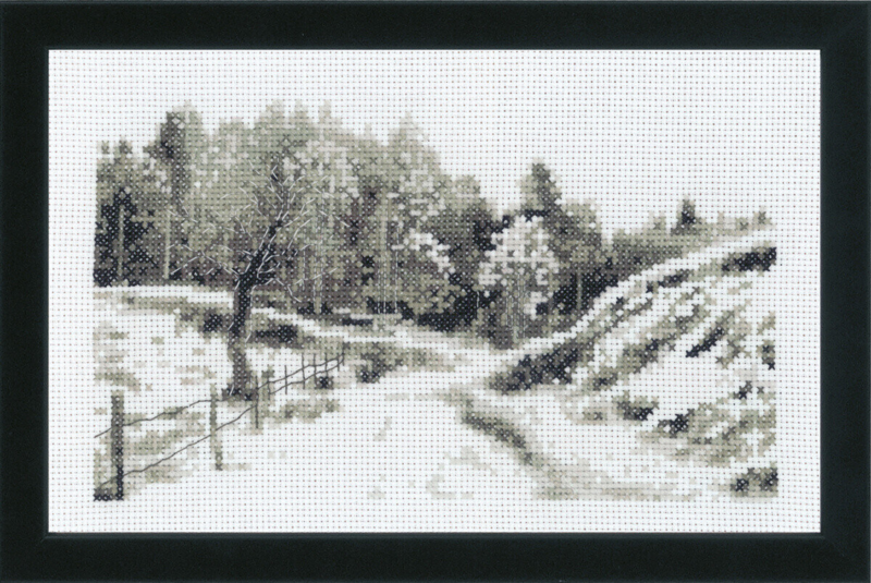 Broderikit Markveien 15 x 24 cm
