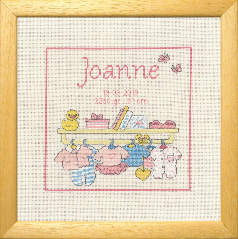 Broderisett Bobbi Joanne 22 x 22 cm