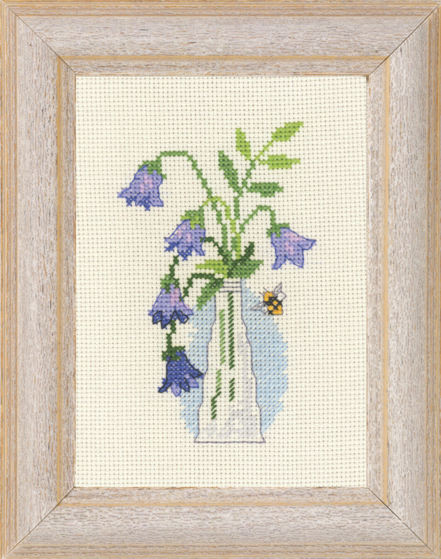 Broderisett Klokkeblomst R5406 13 x 18 cm