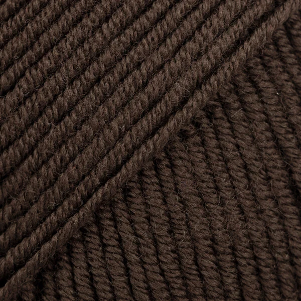 DROPS Merino Extra Fine 09 Mørk brun (Uni Colour)